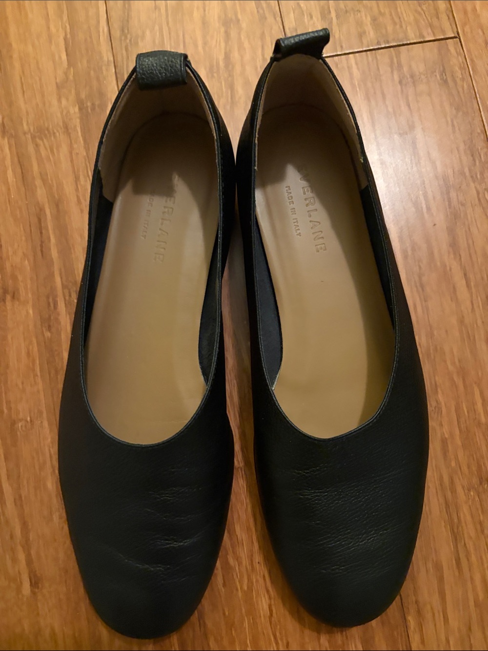 Everlane Black Leather Women's Ballet Flats 6.5M